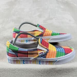 VANS Shoes Men's 11 Multicolor PRIDE Slip On Rainbow LGBTQ+ Pride‎ Month Summer